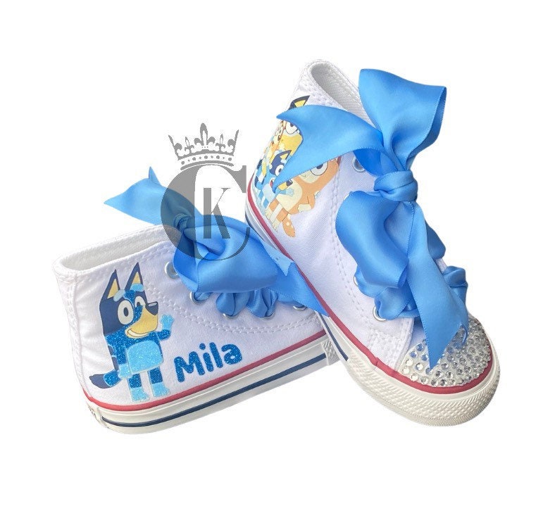 Bluey popular Custom Converse