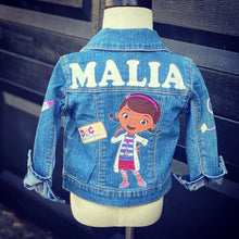 Load image into Gallery viewer, Doc McStuffins denim Jacket
