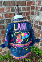 Load image into Gallery viewer, Pearls Gracie’s Corner fringe denim Jacket or set
