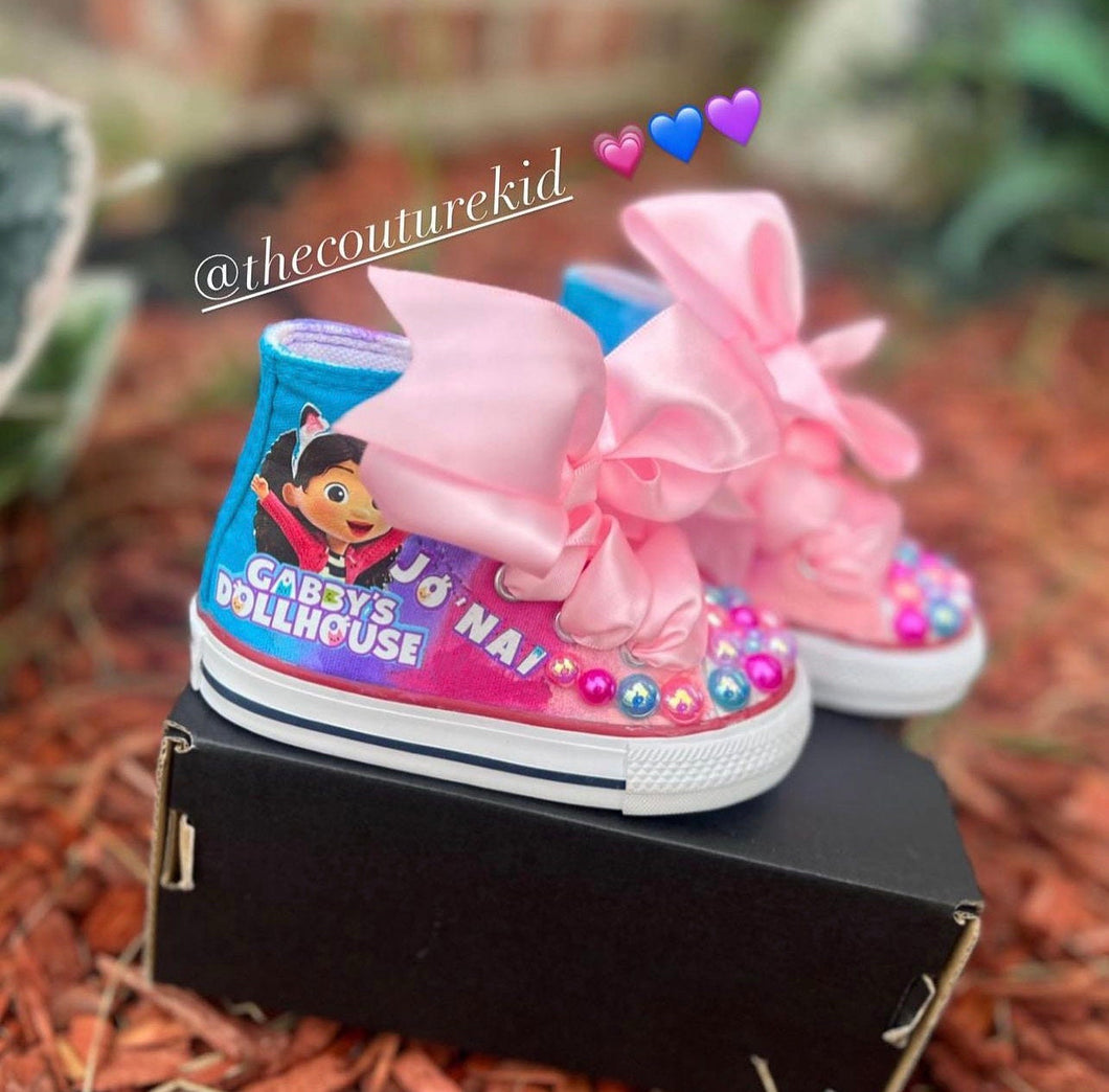 Hand Painted Doll House CONVERSE shoes