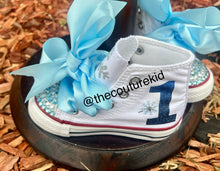 Load image into Gallery viewer, Gracie’s Corner Winter HIGH TOP Converse shoes
